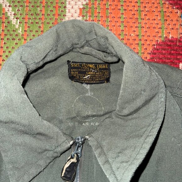 Real USAF Pilot Flight Suit Jumpsuit 70s Vtg CWU-27/P L Reg irlift Vietnam Era - Picture 5 of 12